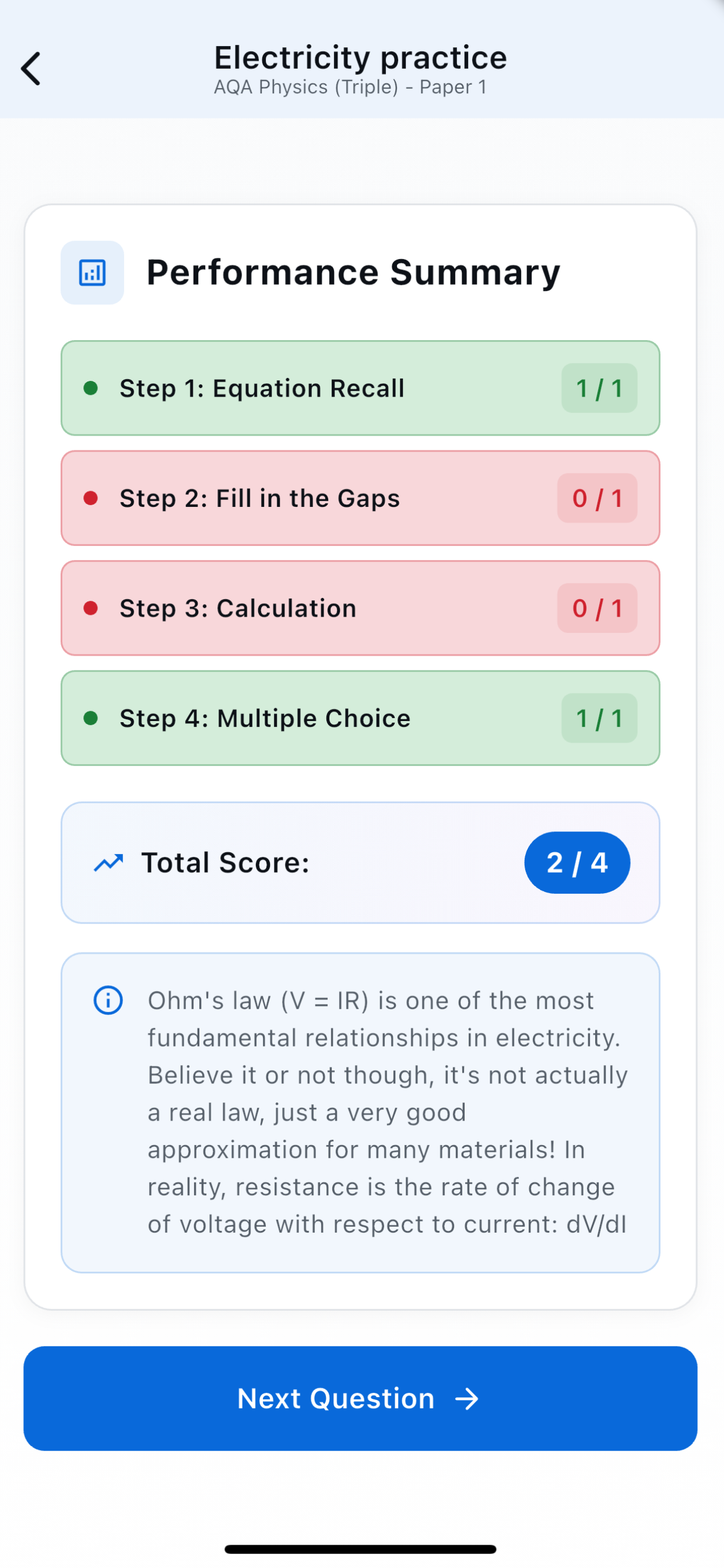 Decipher Physics App Screenshot